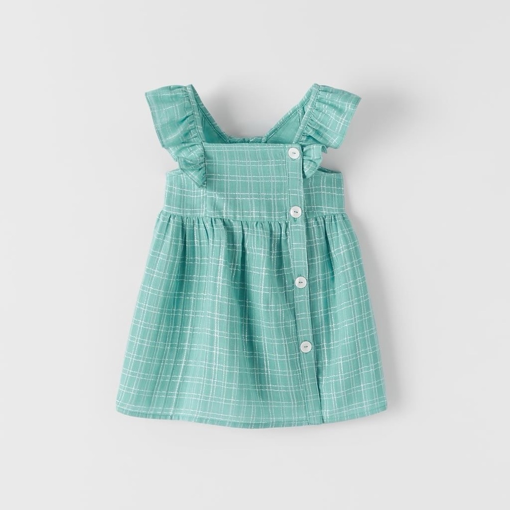 Zara Toddler Girl Sparkly Thread Dress Size 3-4 years